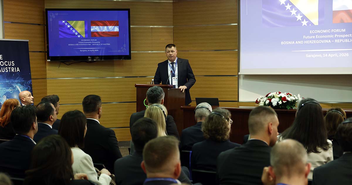 Predsjednik Vanjskotrgovinske komore Bosne i Hercegovine (VTKBiH) Ahmet Egrlić