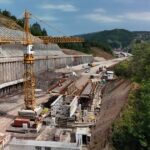 Gradilište dionice autoputa na Koridoru 5C između Zenice i Doboja