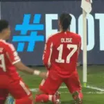 Olise slavi pobjednonsni gol protiv Reala