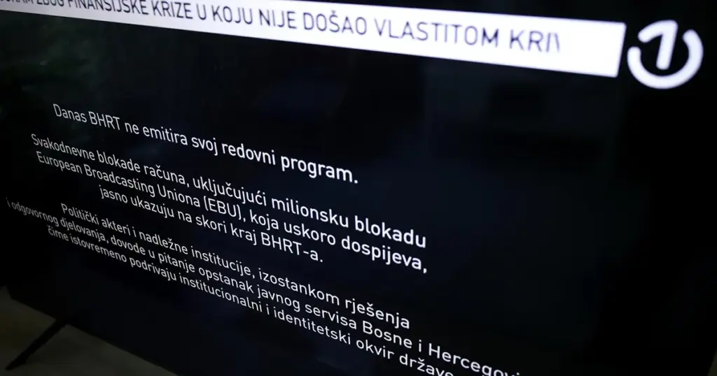BHRT je u znak protesta prekidao emitovanje programa