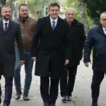 Branko Blanuša sa nekim od članova SDS-a