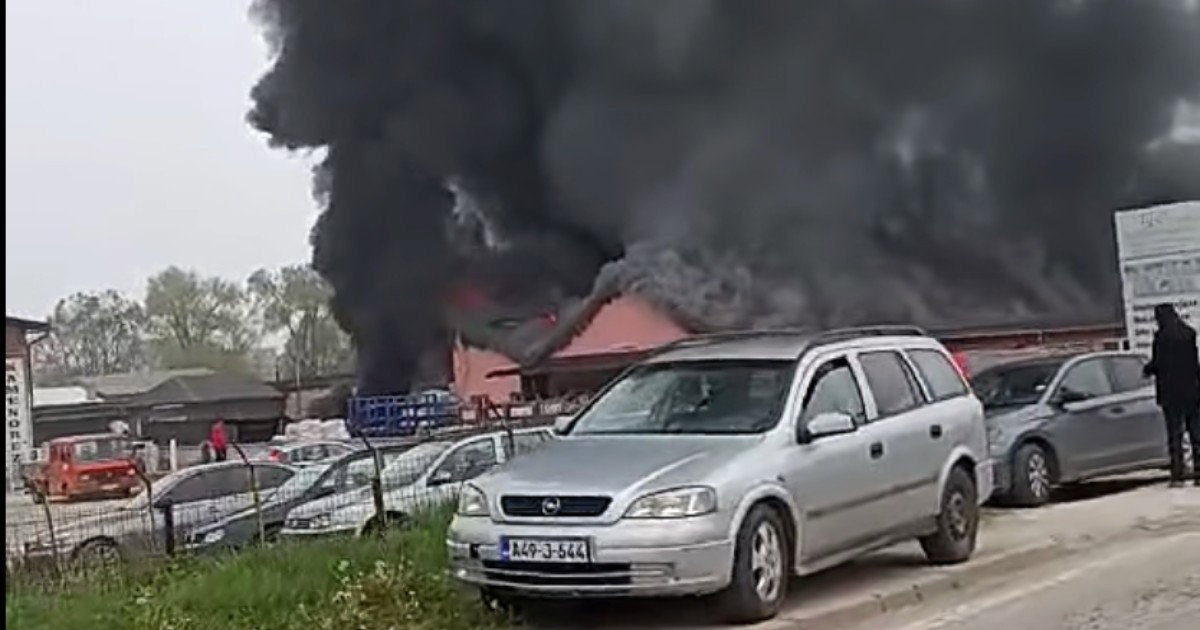 Požar u skladištu u Bugojnu