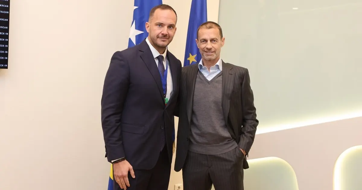 Vico Zeljković i Aleksandar Čeferin