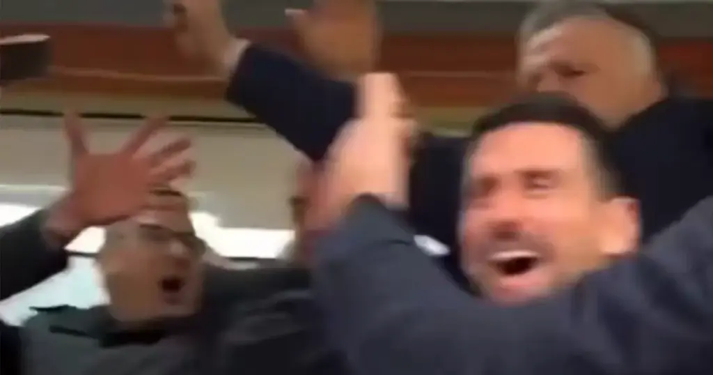 Slavlje Đokovića nakon pobjede BiH