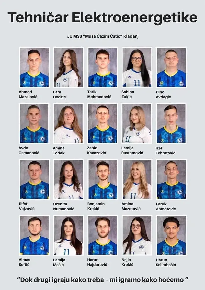 Srednjoškolci iz Kladnja u dresovima Zmajeva