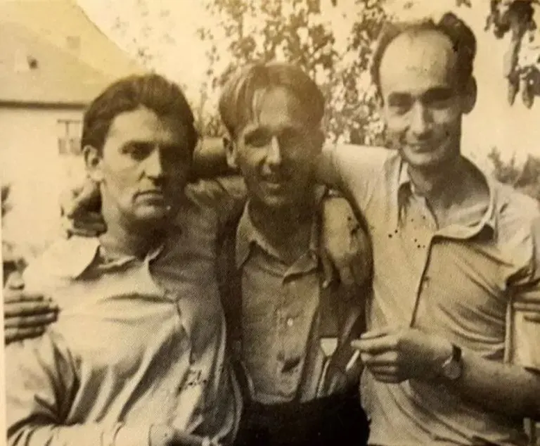 Vojo Dimitrijević, Adil Zulfikarpašić i Emerik Blum