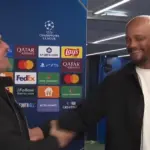 Enrique i Kompany nakon utakmice