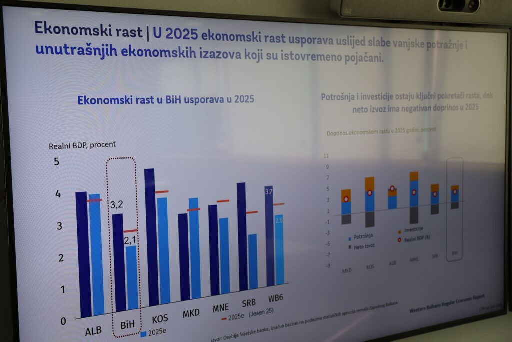 BiH potreban rast od bar 6-7 posto da bi se brže približila standardima EU