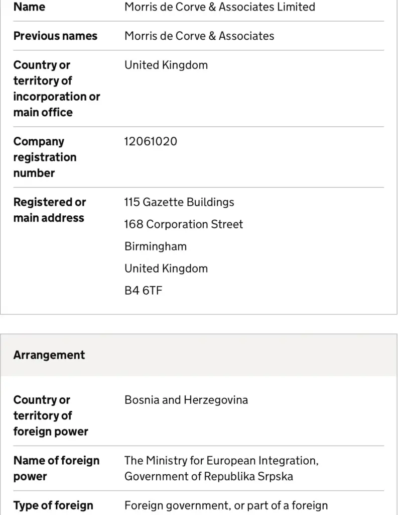faksimil iz registra UK