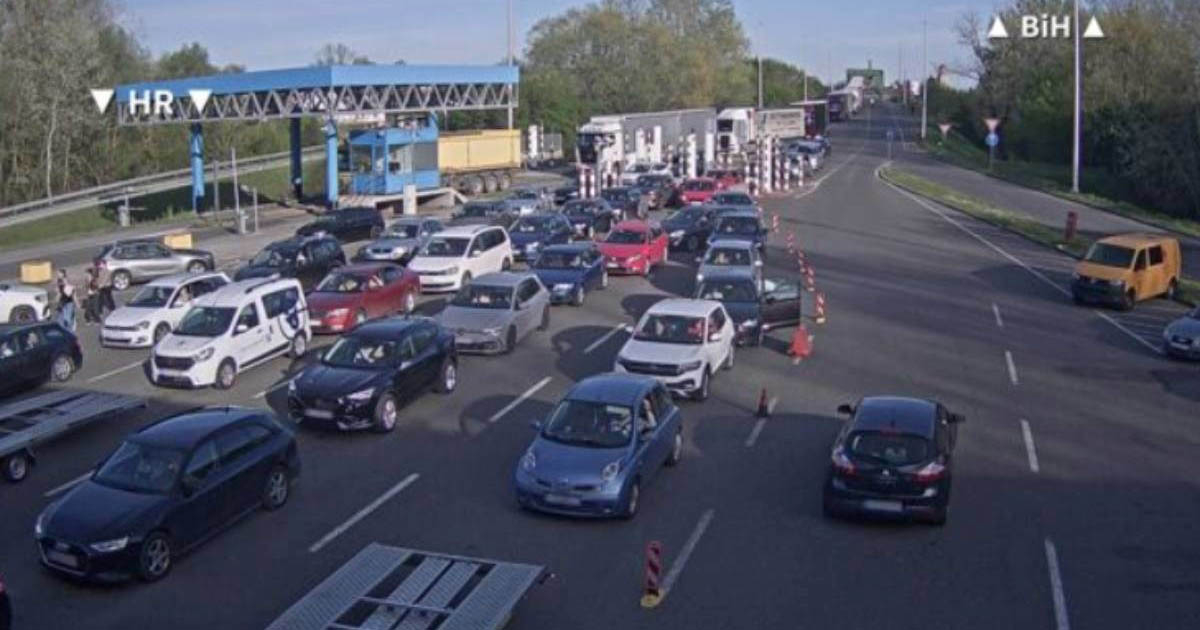 Gužva na izlazu iz BiH