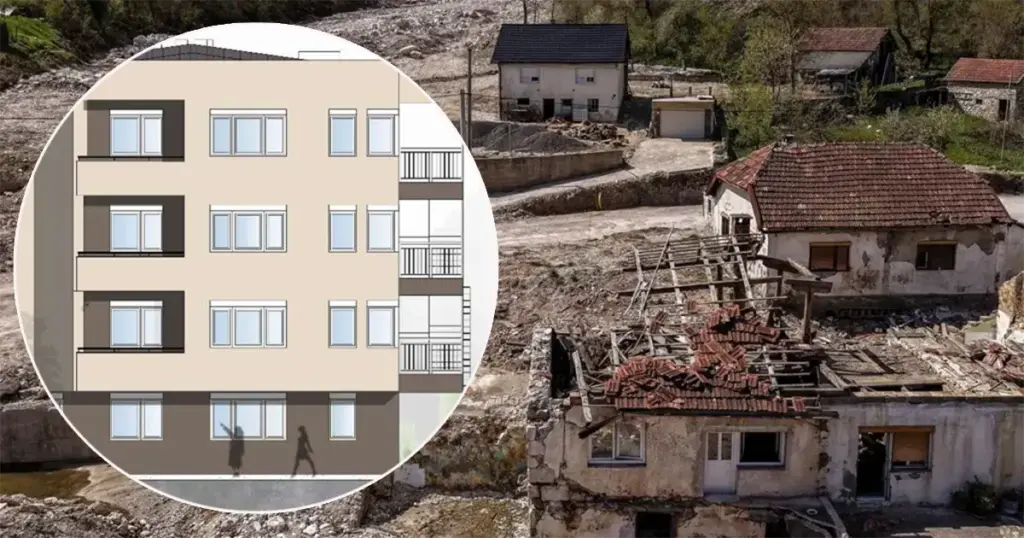 Počela izgradnja zgrade za pogođene poplavama u Jablanici