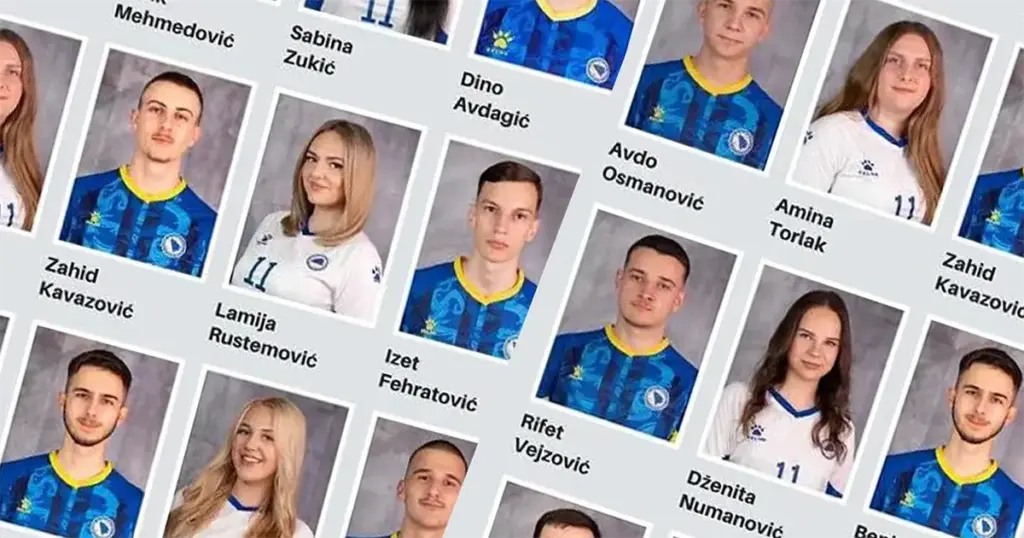 Srednjoškolci u čast plasmana na SP za maturske fotografije obukli dresove reprezentcije BiH
