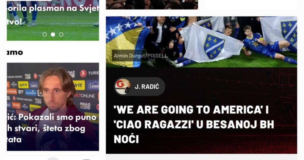 Hrvatski mediji o pobjedi BiH