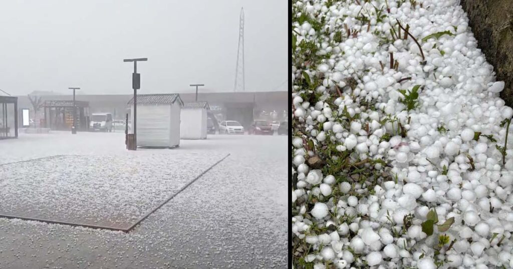Nevrijeme stiglo i u BiH: Grad zatrpan ledom, strahuje se od štete na usjevima