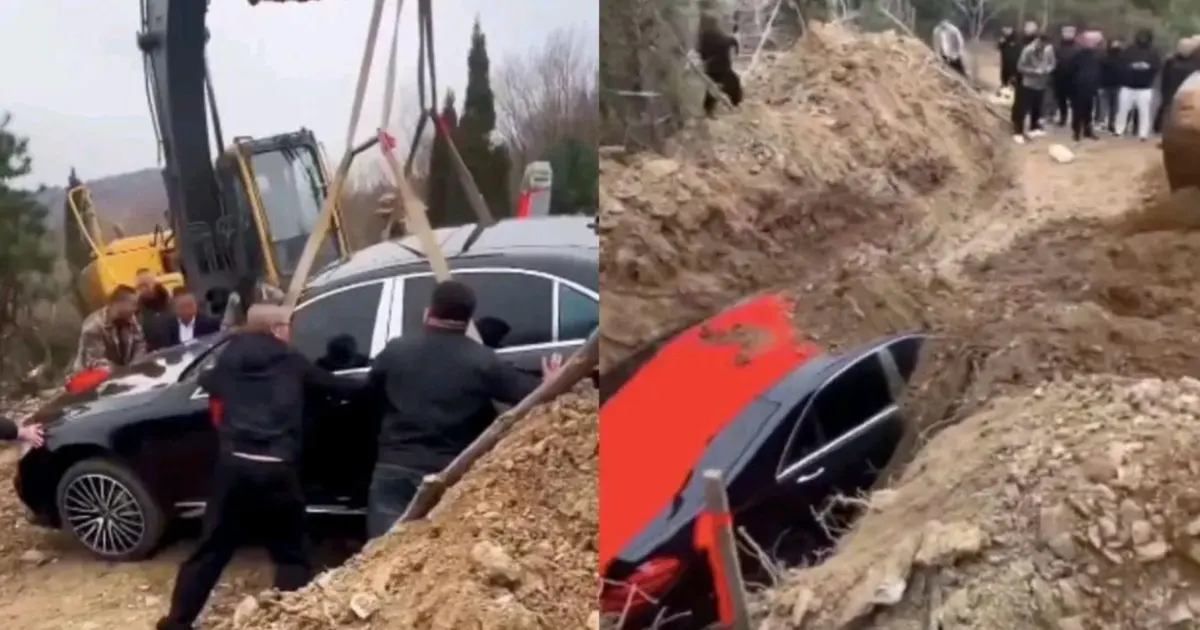 Bogataš pokopan uz Mercedes vrijedan 130.000 eura