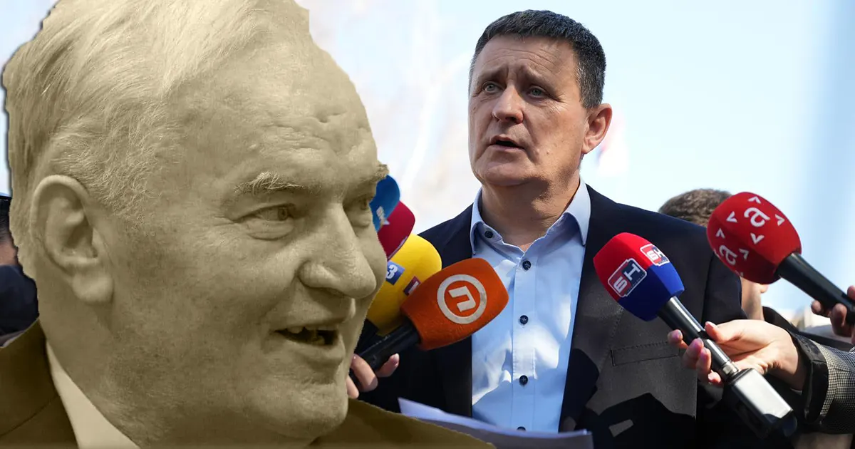 Vlado Đajić i ratni zločinac Ratko Mladić