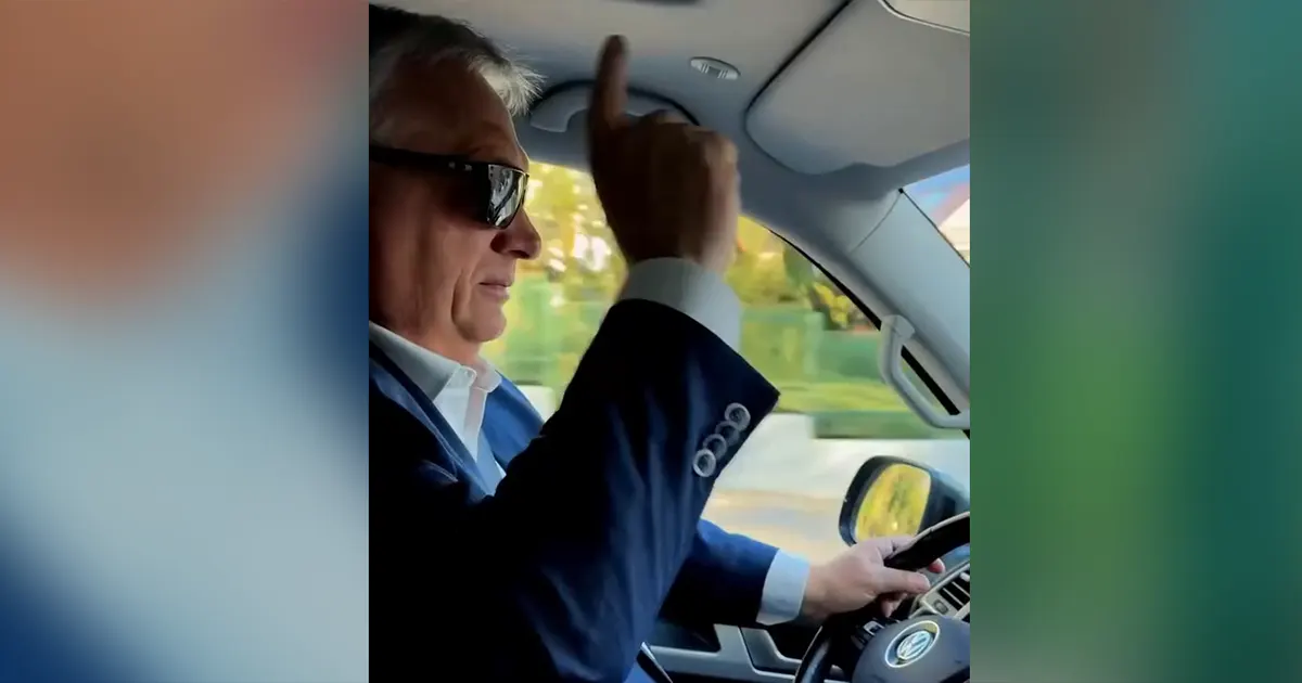 Orban u spornom videu vozio je bez ruku