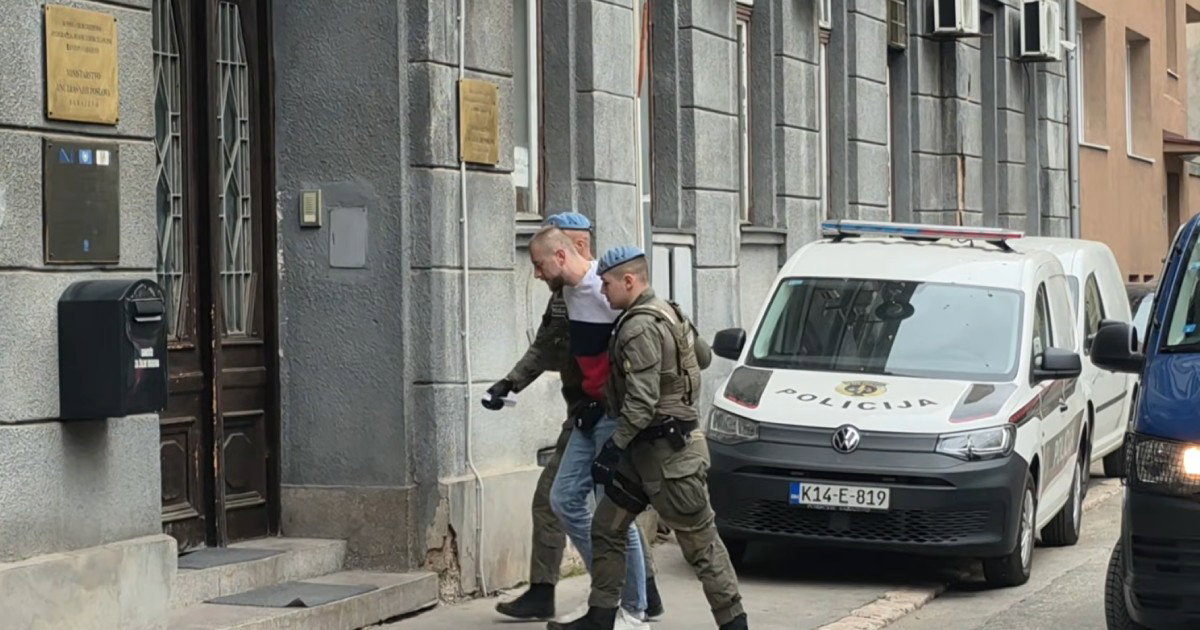 Privođenje osumnjičenih za ubistvo u Sarajevu