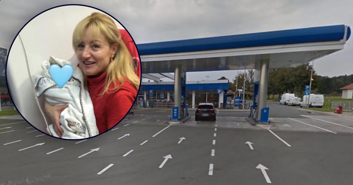 Žena se porodila na benzinskoj pumpi