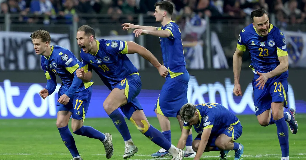 Slavlje Zmajeva nakon pobjede protiv Italije