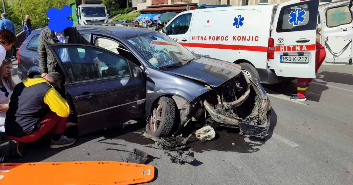 saobracajna nesreća konjic