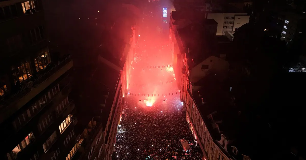 slavlje navijača bih u sarajevu