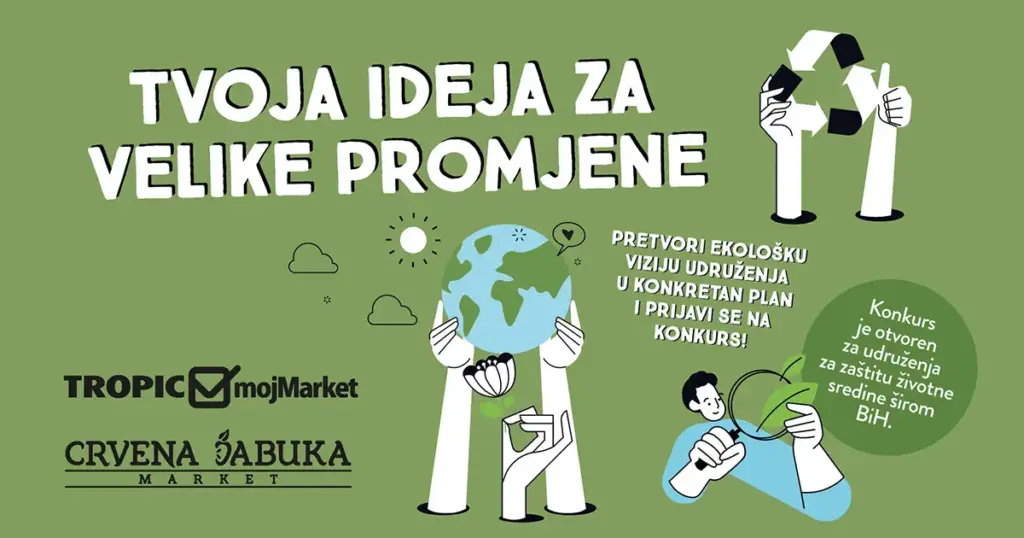 Tropic Maloprodaja povodom Dana planete Zemlje otvara konkurse za škole i udruženja