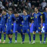 Reprezentativci BiH tokom izvođenja jedanaesteraca protiv Italije