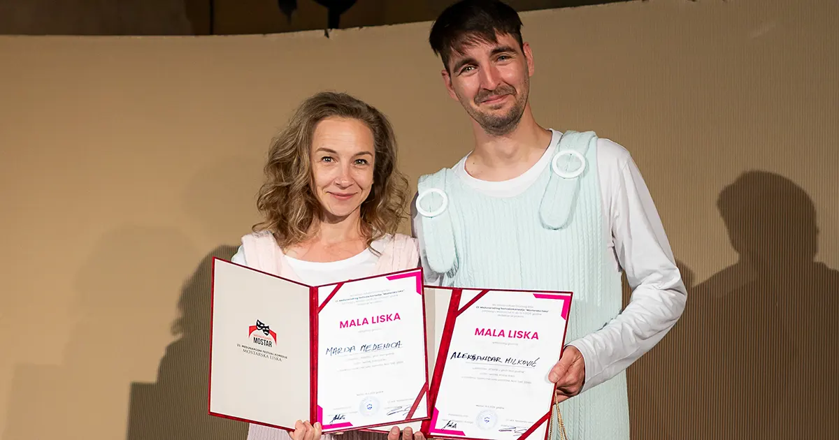 Druga večer festivala: Male liske Mariji Medenici i Aleksandru Milkoviću