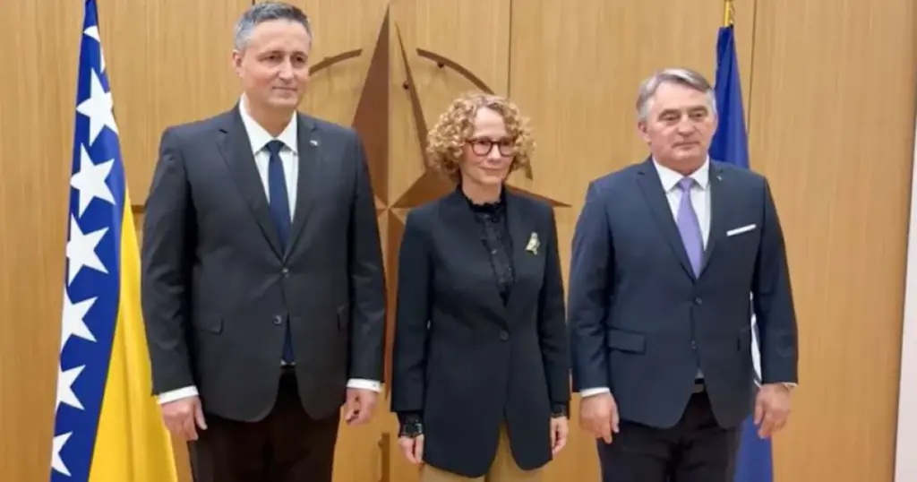 Bećirović i Komšić u sjedištu NATO-a