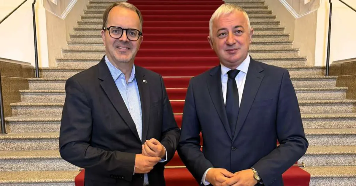 Borenović sa Markusom Rinderspaherom
