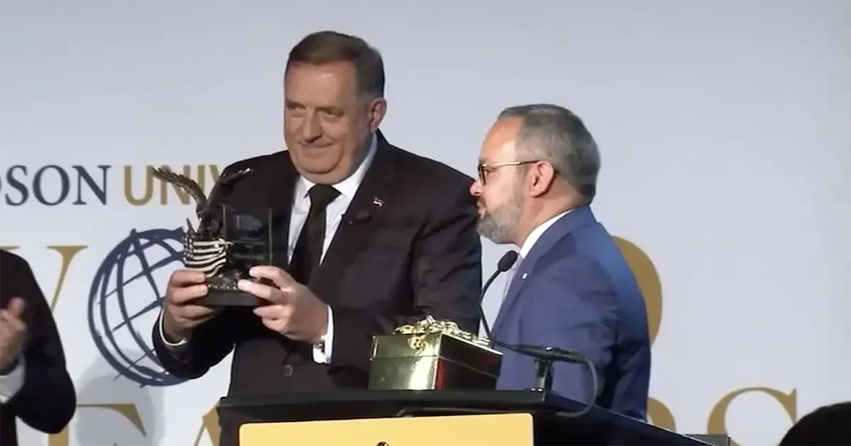 Milorad Dodik dobio nagradu u Americi