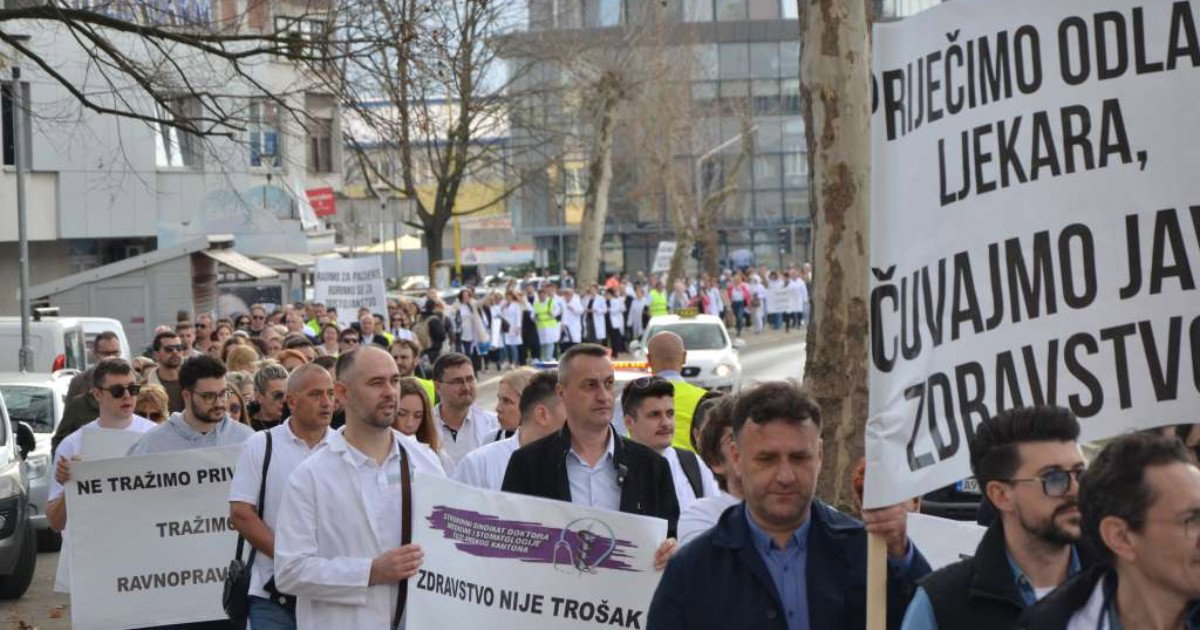 Štrajk ljekara u TK