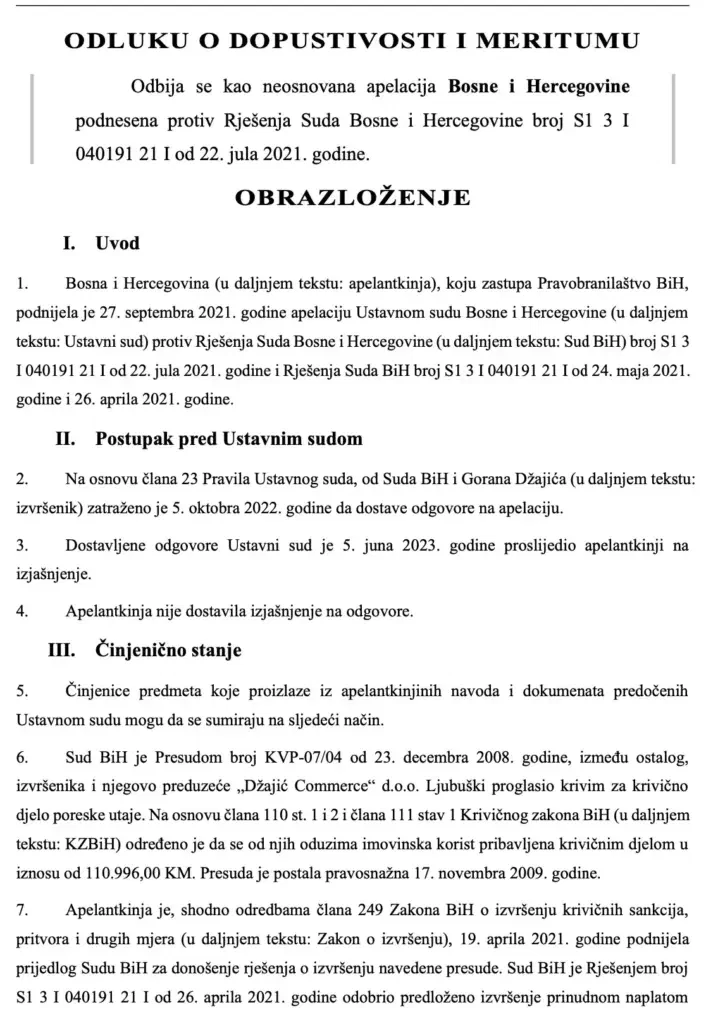 džajić commerce