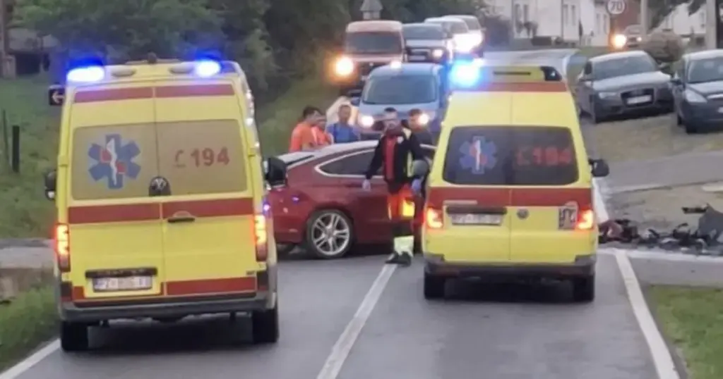 Težak sudar u Hrvatskoj (Foto: Požeški.hr)