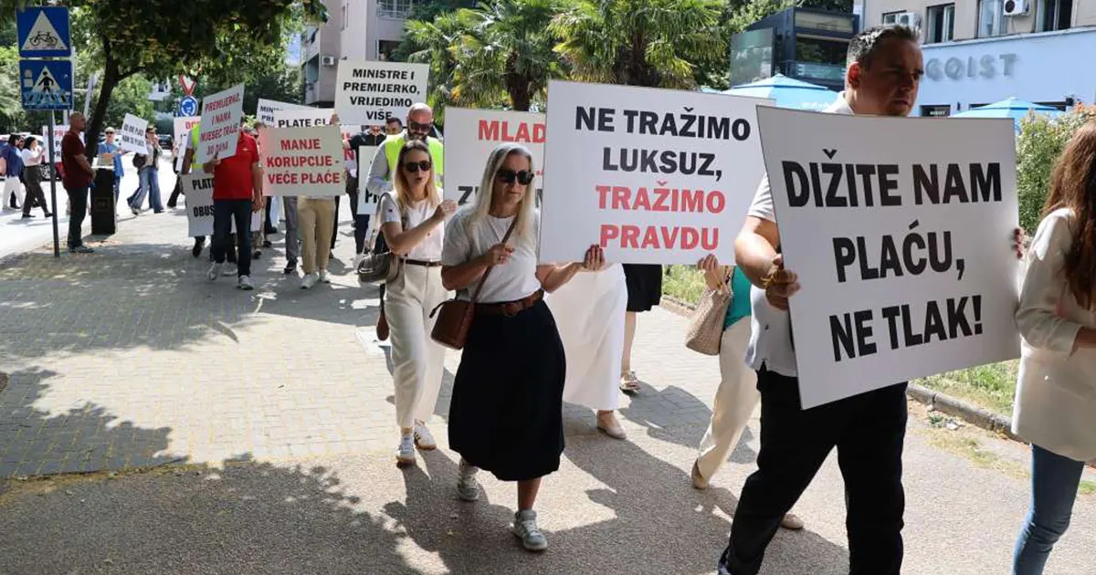 Štrajk upozorenja uposlenika pravosuđa u HNK