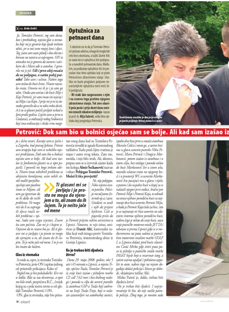 Tekst magazina "Start" iz juna 2008. godine