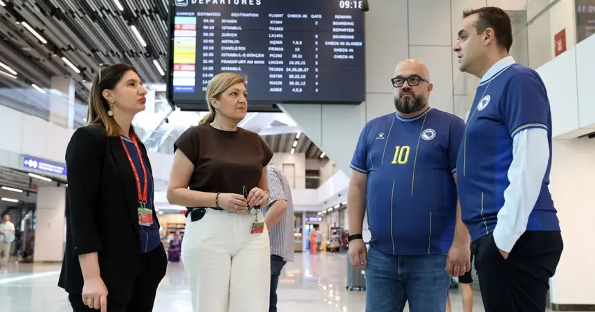Šteta i Sleimović na sarajevskom aerodromu