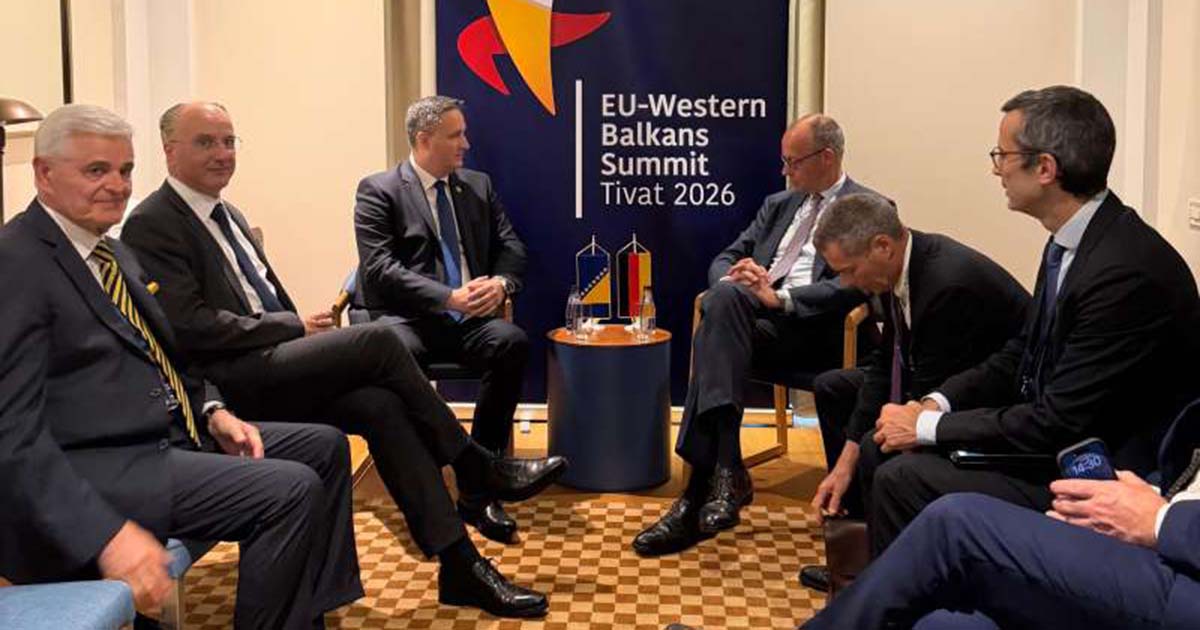 Bećirović se sastao s Merzom: Rezultati BiH bi bili bolji da nema opstrukcija iz RS-a