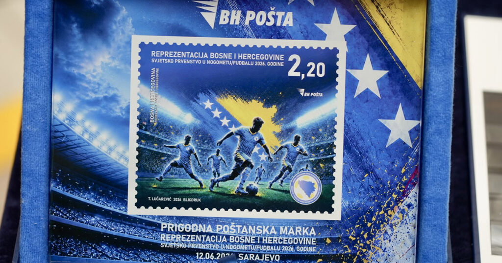 BH Pošta izdala marku u čast plasmana BiH na Mundijal (Foto: D. Begović/Fokus.ba)