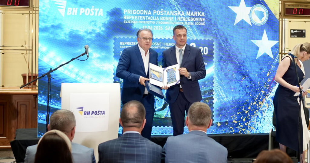 BH Pošta izdala marku u čast plasmana BiH na Mundijal