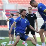 Džeko i Šunjić na treningu Zmajeva