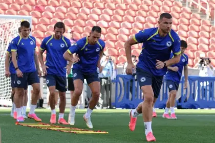 Trening Zmajeva u Salt Lake Cityju