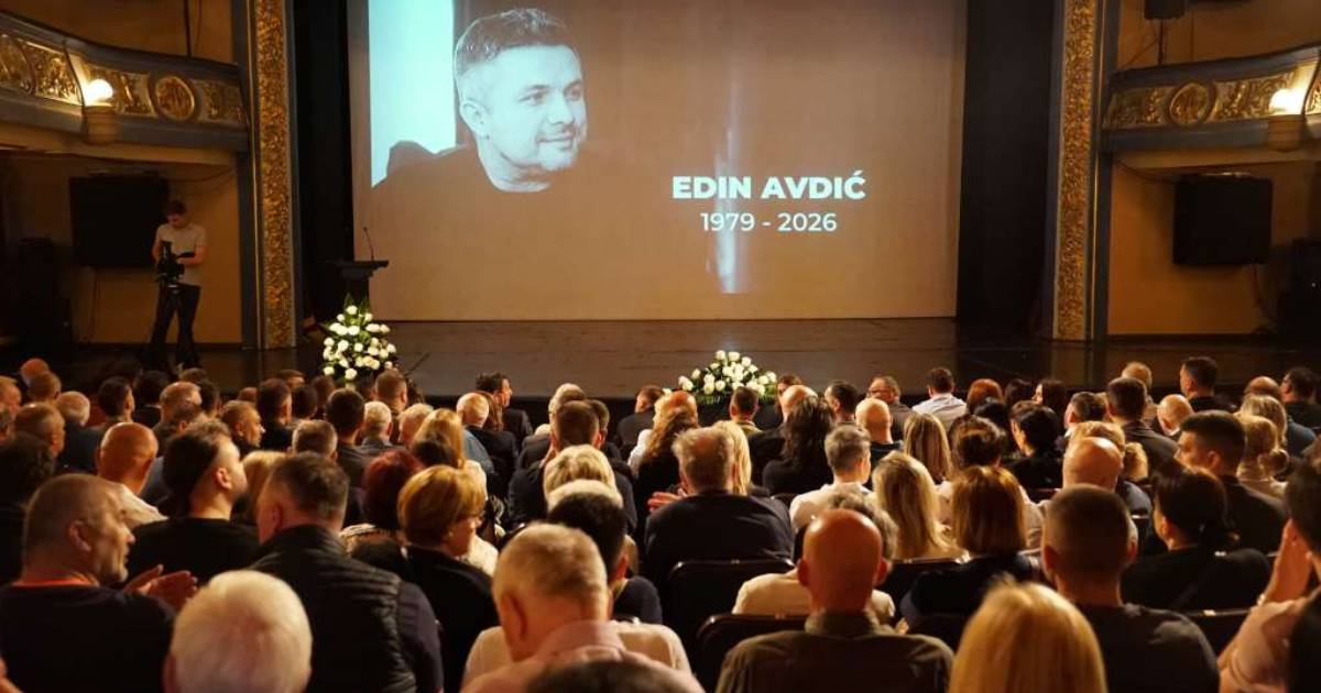 Sarajevo se oprostilo od Edina Avdića: Otišao je vrhunski no