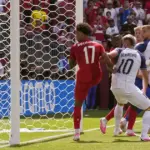 Lukić postiže gol protiv Kanade
