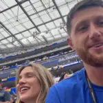 Nurkić sa suprugom Eminom na utakmici u Los Angelesu