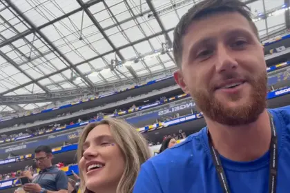 Nurkić sa suprugom Eminom na utakmici u Los Angelesu