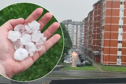 Kiša i led u varaždinskoj regiji
