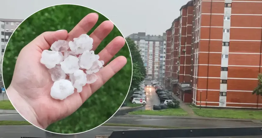 Kiša i led u varaždinskoj regiji