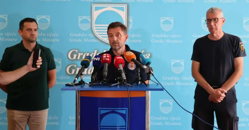 Mario Kordić na konferenciji za medije